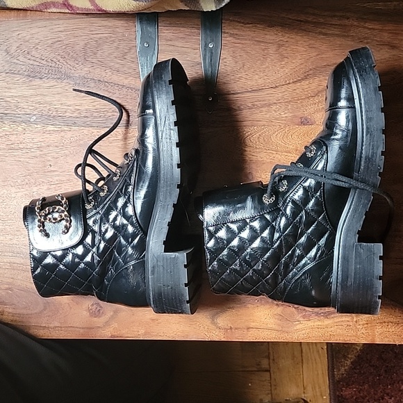 Chanel Biker Moto Boots - Picture 9 of 11